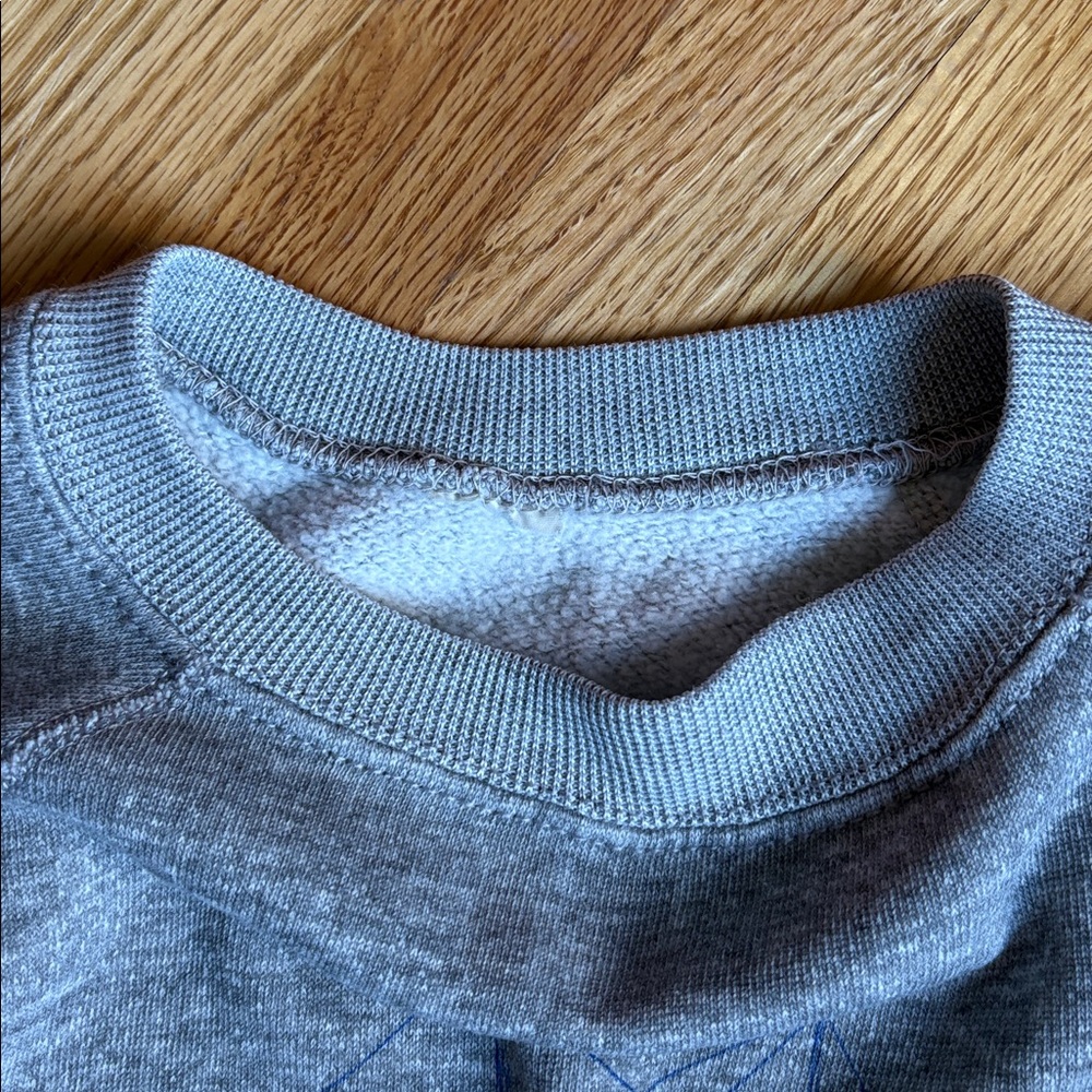 Vintage men’s xsmall Gray Crewneck Sweater with Nautical Design cape cod - Picture 3 of 4